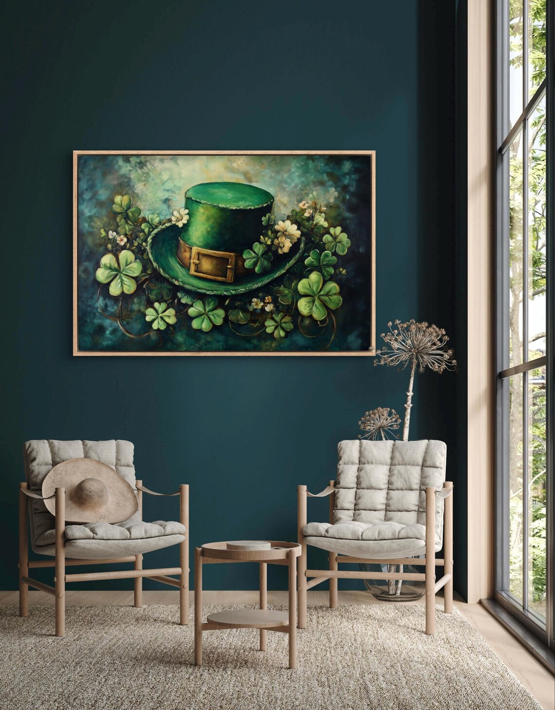 Green Leprechaun Hat, St. Patrick's Day Art Print - Image 3
