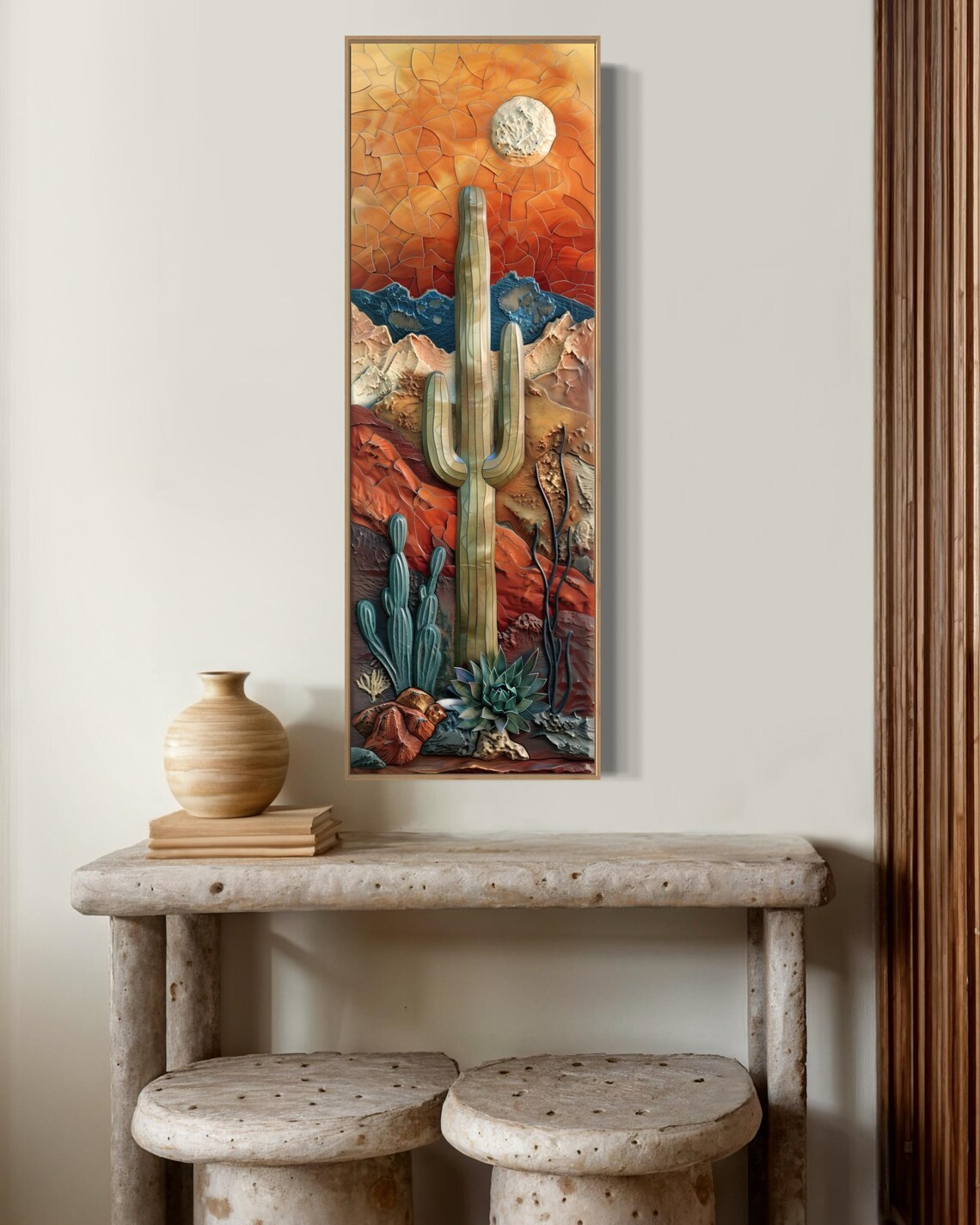 Cactus and Succulent Southwest Desert Art Print - Image 2