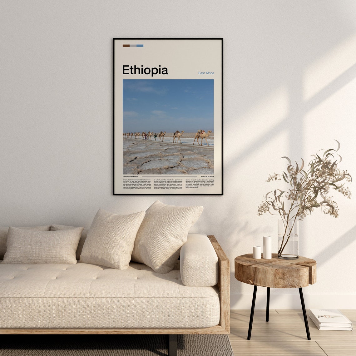 Ethiopia Print Ethiopia Poster Ethiopia Wall Art Ethiopia Art Print Ethiopia Photo Travel Poster Traveler Christmas Gift - Image 3