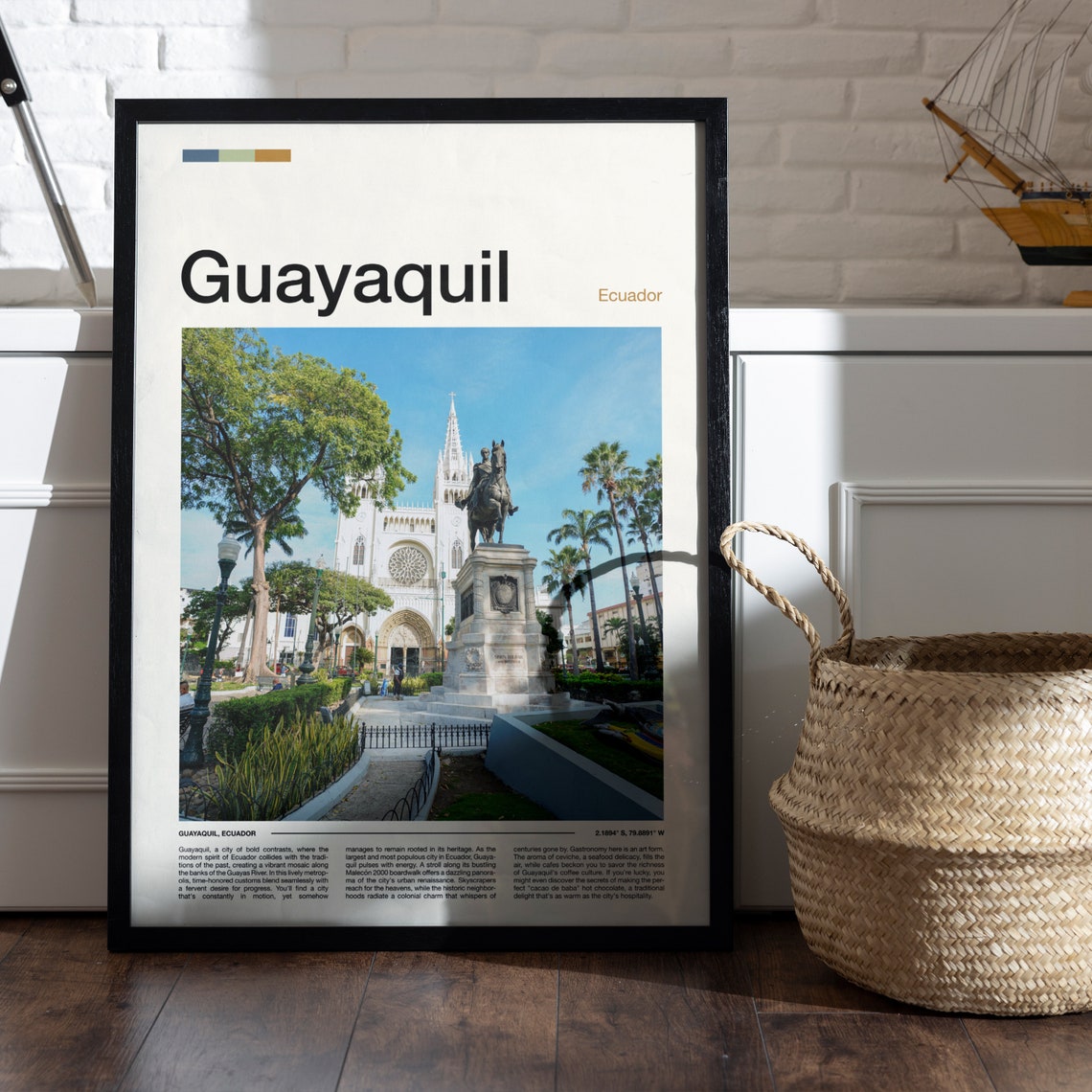 Guayaquil Print Guayaquil Poster Guayaquil Wall Art Ecuador Art Print Guayaquil Photo Guayaquil Gifts Travel Poster Traveler Gifts - Image 5