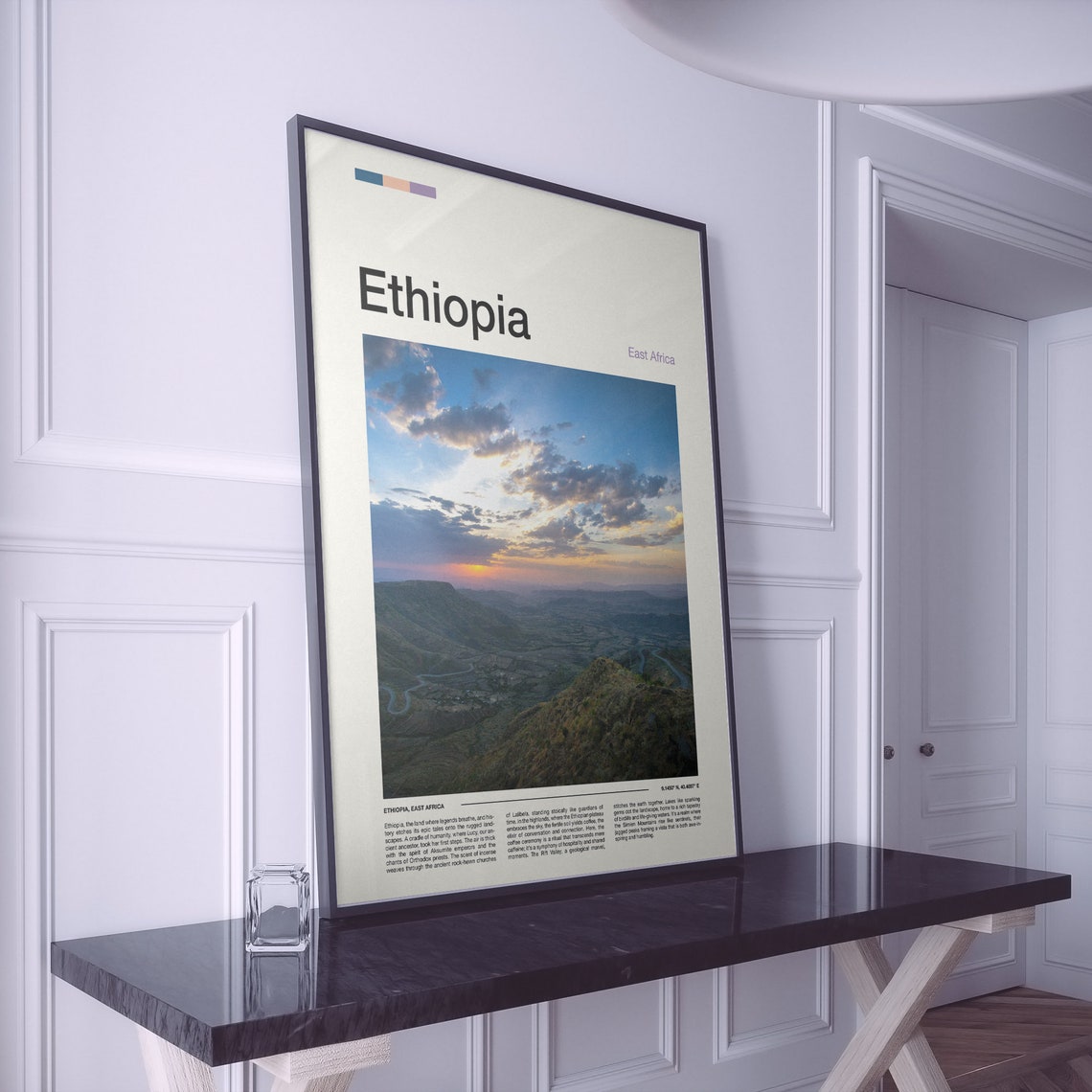 Ethiopia Print Ethiopia Poster Ethiopia Wall Art Ethiopia Art Print Ethiopia Photo Travel Poster Traveler Christmas Gift - Image 2