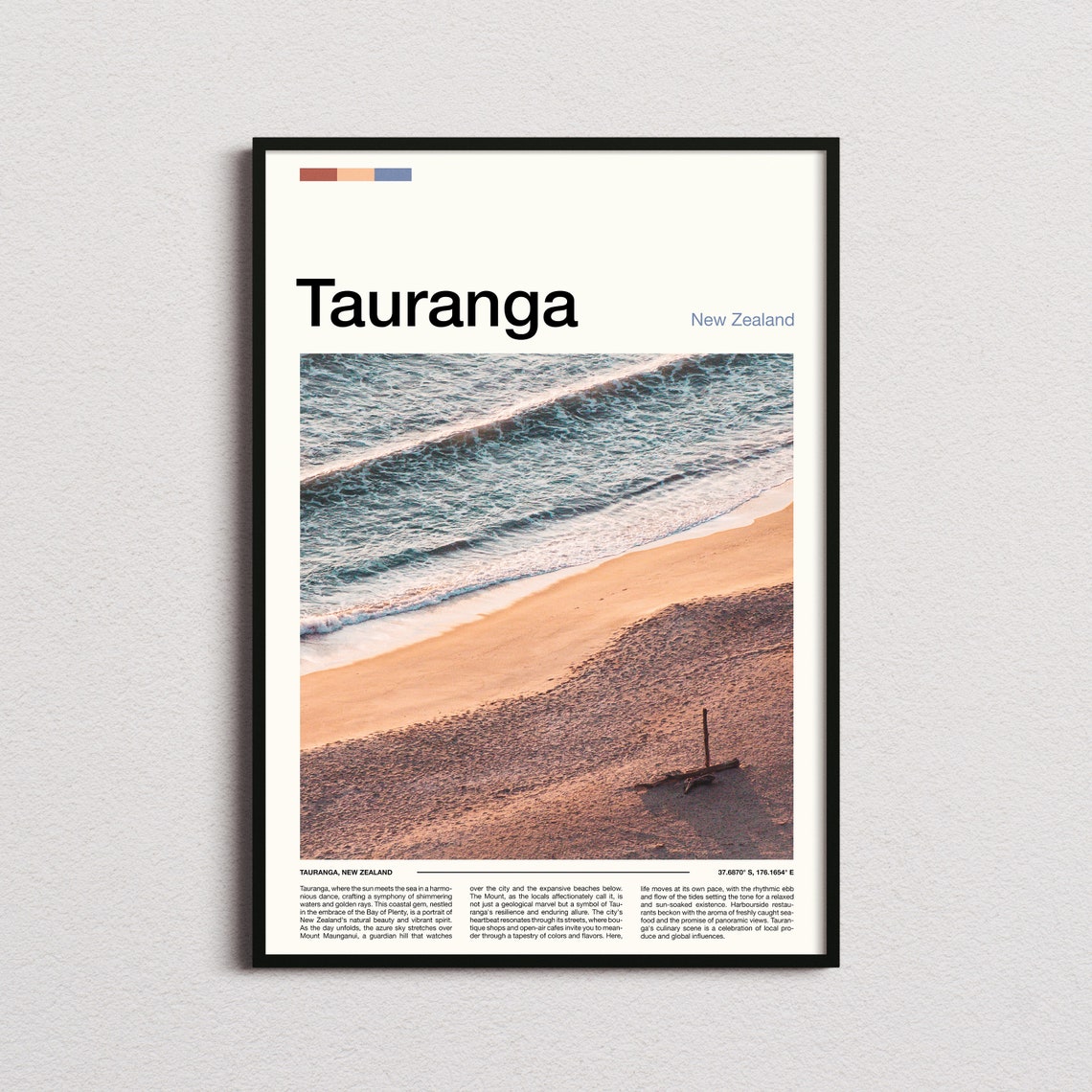 Tauranga Print Tauranga Poster Tauranga Wall Art New Zealand Art Print Tauranga Photo Travel Poster Traveler Gifts