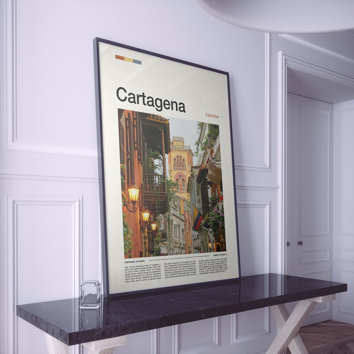 Cartagena Print Cartagena Poster Cartagena Wall Art Colombia Art Print Cartagena Photo - Image 2