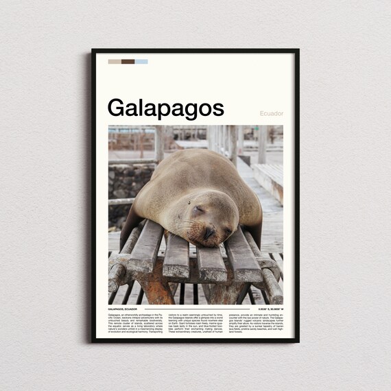 Galpagos Islands Print Galpagos Islands Poster Galpagos Islands Wall Art Ecuador Art Print Galpagos Islands Photo