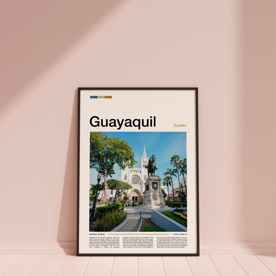 Guayaquil Ecuador Historic Park Cathedral Travel Photo Poster - Image 4
