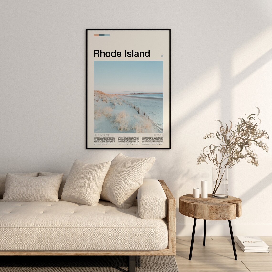 Rhode Island Print Rhode Island Poster Rhode Island Wall Art Rhode Island Art Print Rhode Island Photo - Image 2