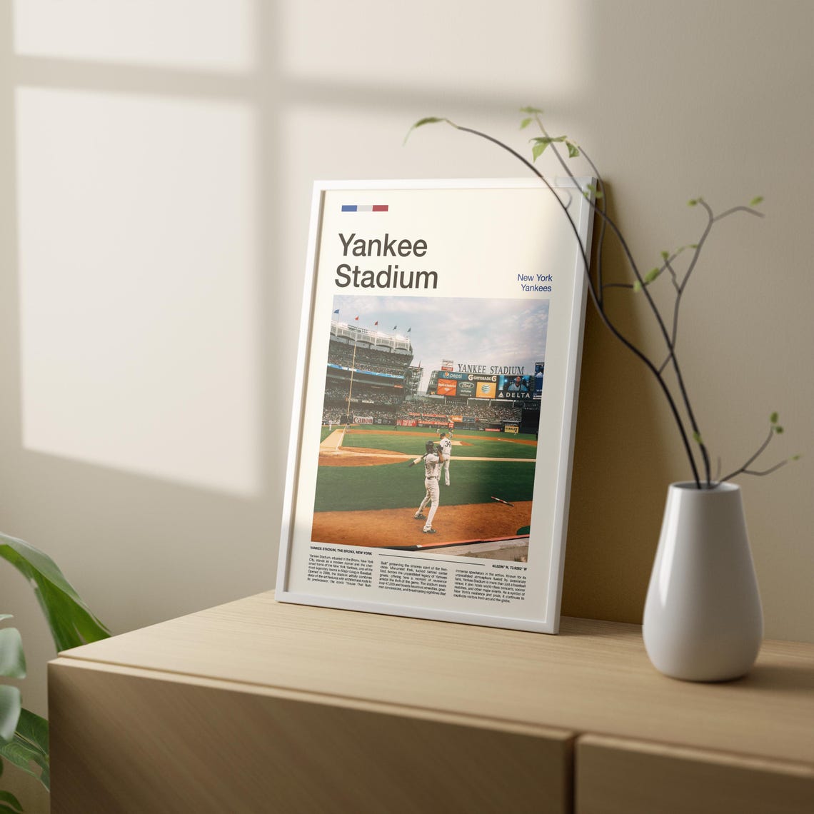 Yankee Stadium New York Yankees Batter At Bat Game Action Poster - Image 2