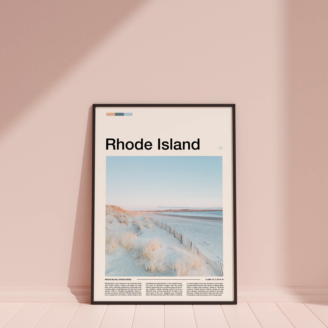Rhode Island Print Rhode Island Poster Rhode Island Wall Art Rhode Island Art Print Rhode Island Photo - Image 3