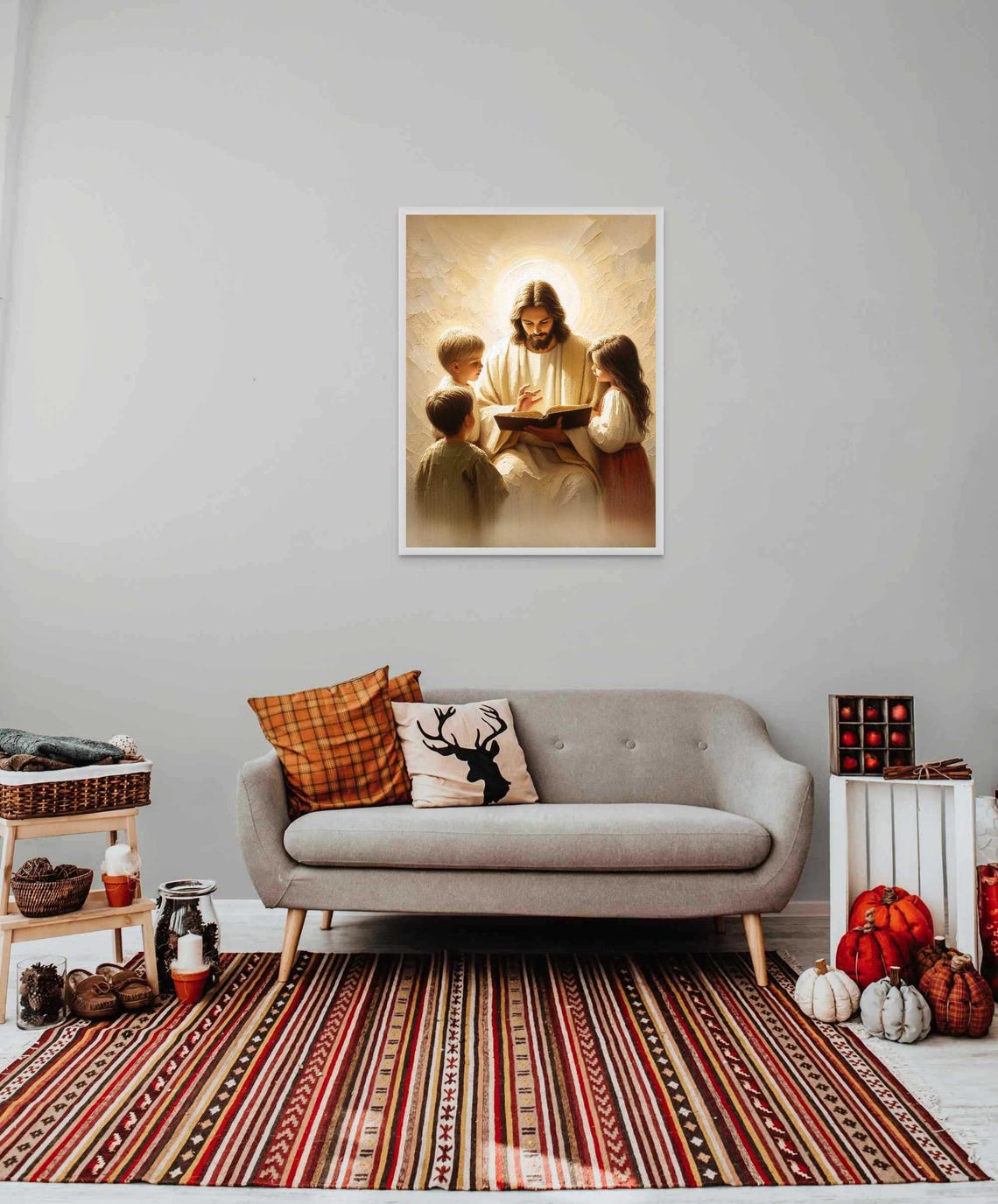 Lessons With Christ Christian Art Jesus With Children Jesus Wall Art Lds Art Bible Art Jesus And Kids Jesus Art Picture Of Jesus Art - Image 2