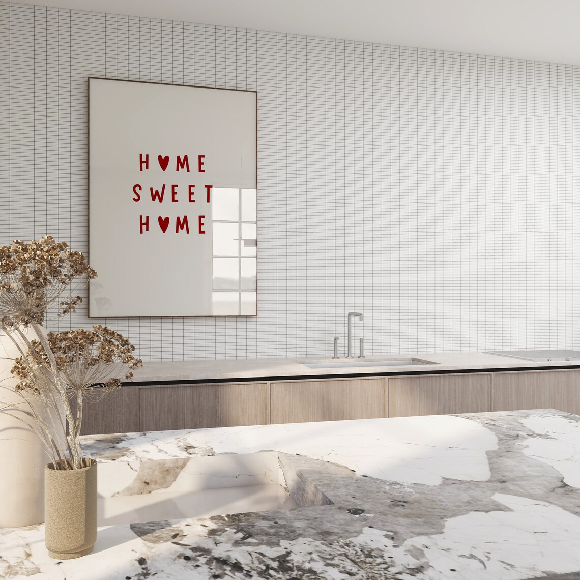 Home Sweet Home Minimalist Welcome Home Art Print - Image 4