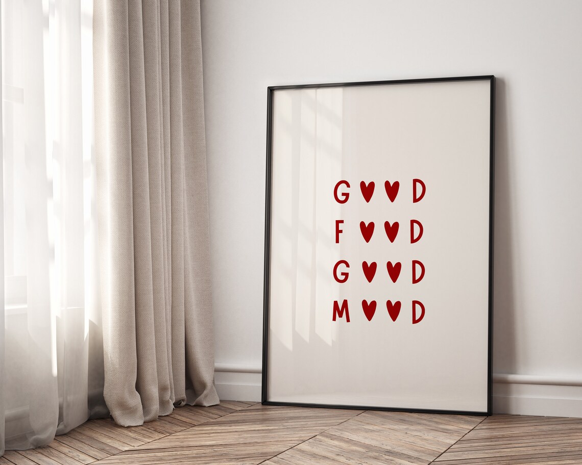 Good Food Good Mood Chefs Kitchen Art Print - Image 6