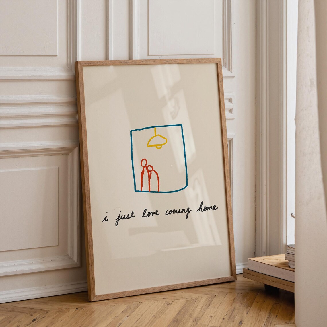 I Just Love Coming Home, Nursery Wall Art Print