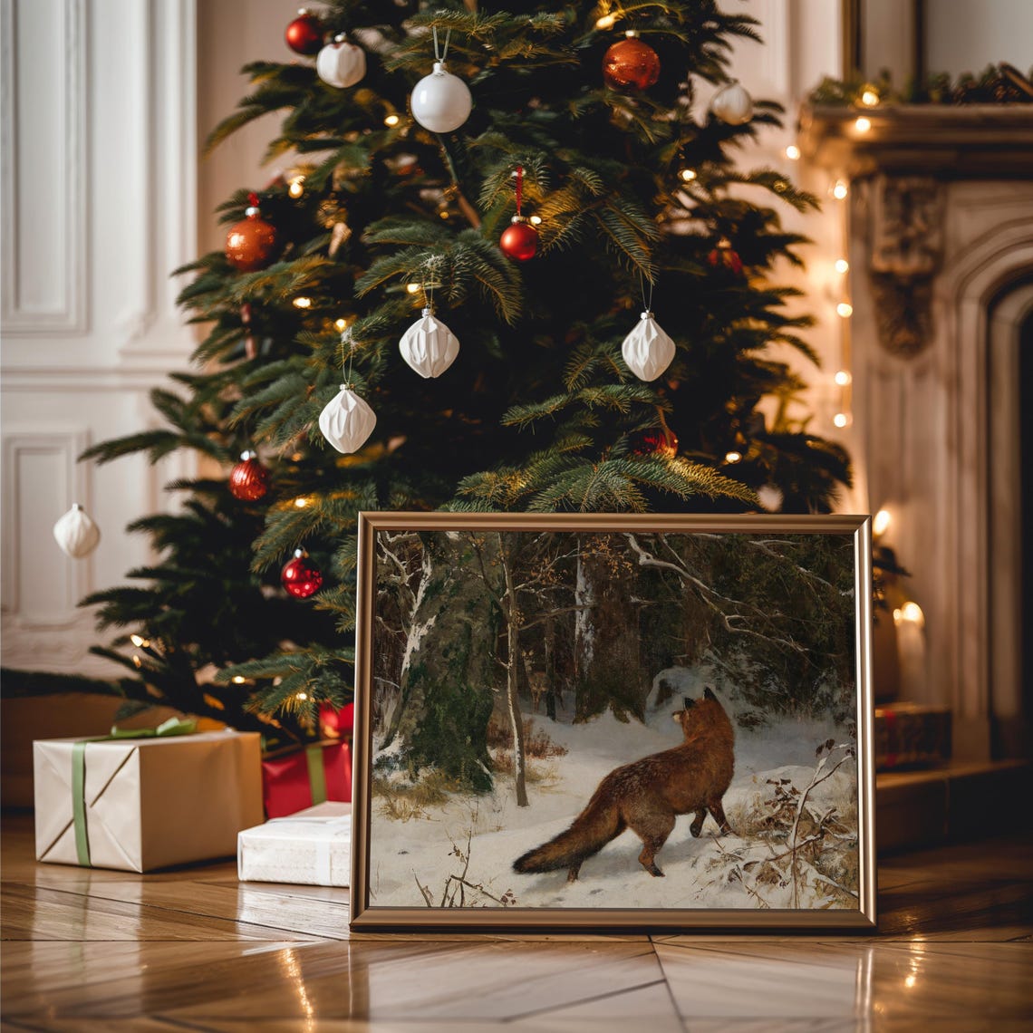 Vintage Fox Print, Kids Wall Art - Image 2
