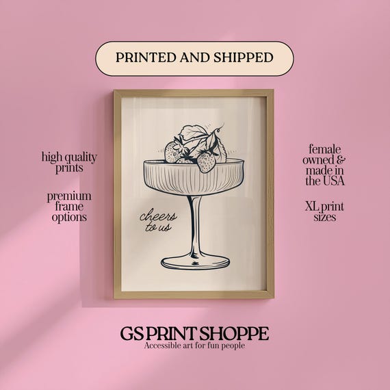 Cheers To Us Vertical Art Print