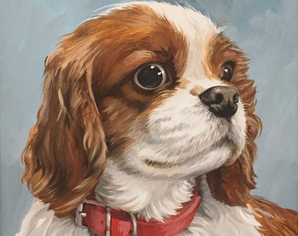 Custom Pet Portraits, Personalized Dog Portrait Art Print - Image 2