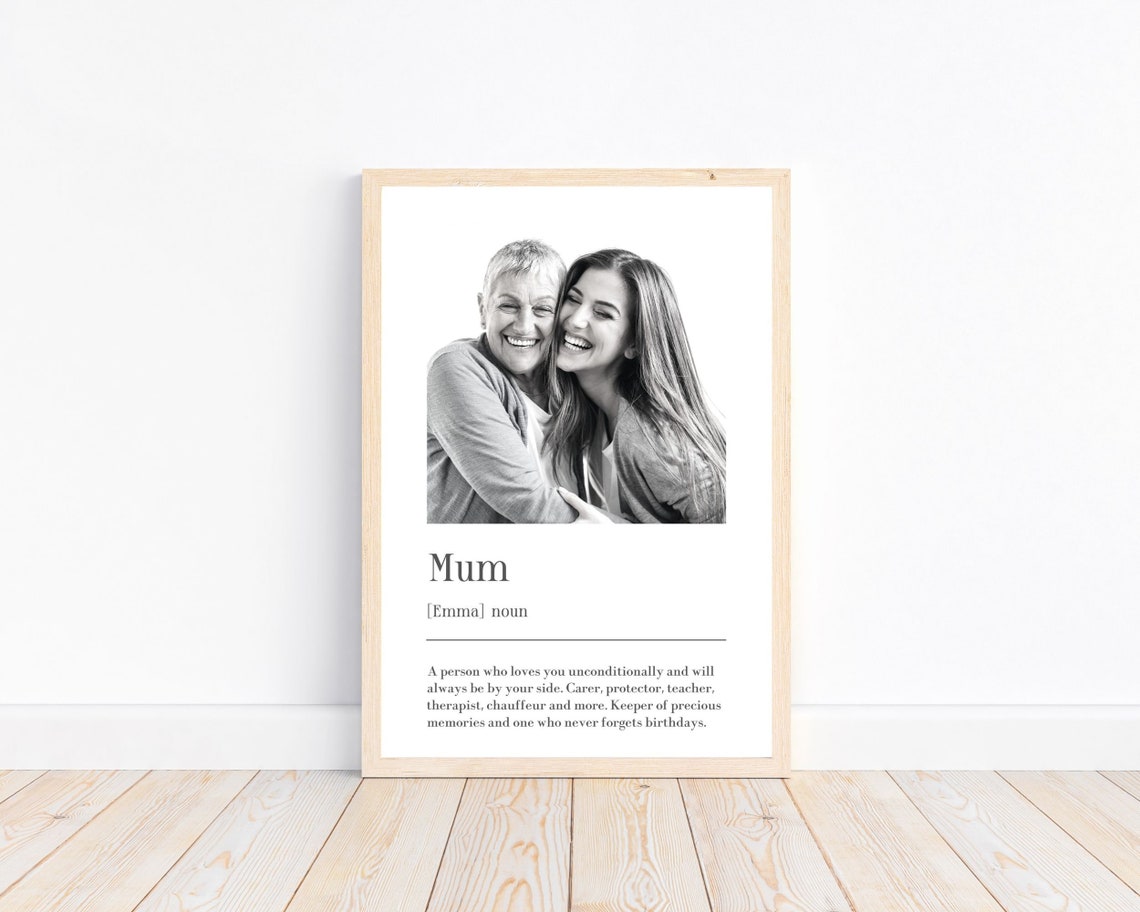 Mummy Definition Sarah Personalised Photo Mother's Day Gift Print - Image 2
