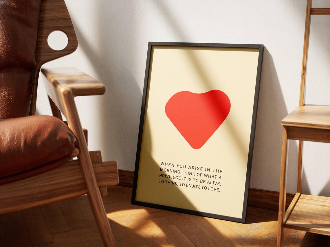 Maximalist Love Quote Poster, Modern Eclectic Wall Art - Image 2