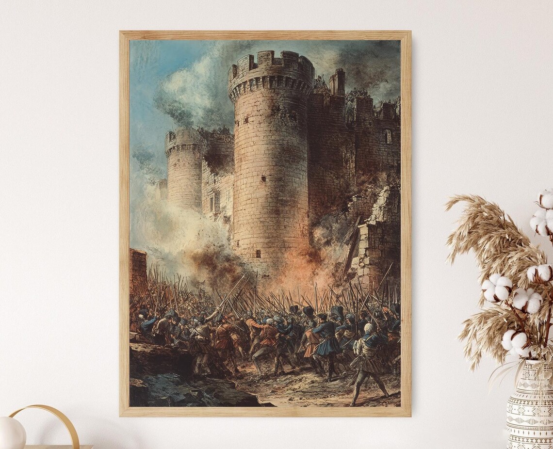 Storming Of The Bastille, French Revolution Art Print