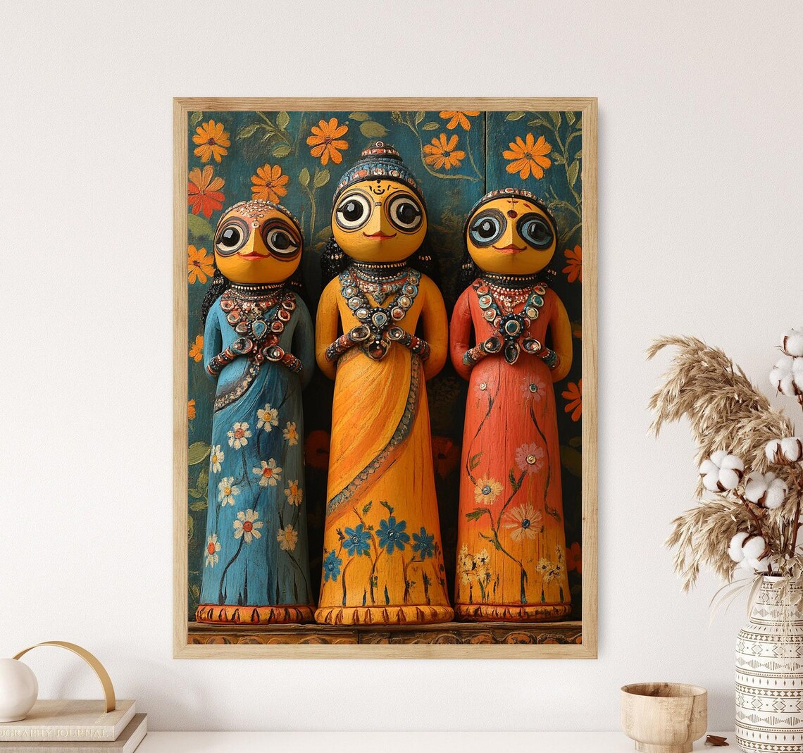 Lord Jagannath Pattachitra Art of Odisha, Folk