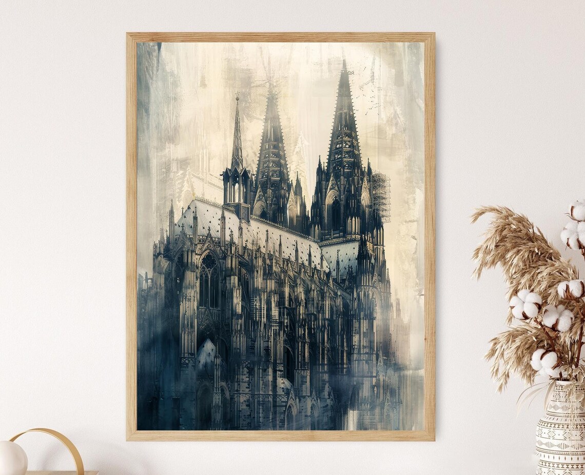 Cologne Cathedral, German Gothic Architecture Art Print