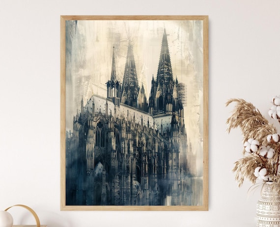 Cologne Cathedral, German Gothic Architecture Art Print