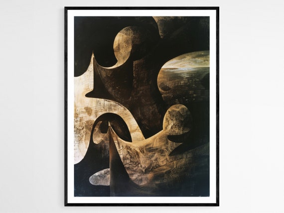 Cubist Masterpiece Art Print Bold Living Room Decor Creative Workspace Accent Art Enthusiast Gift