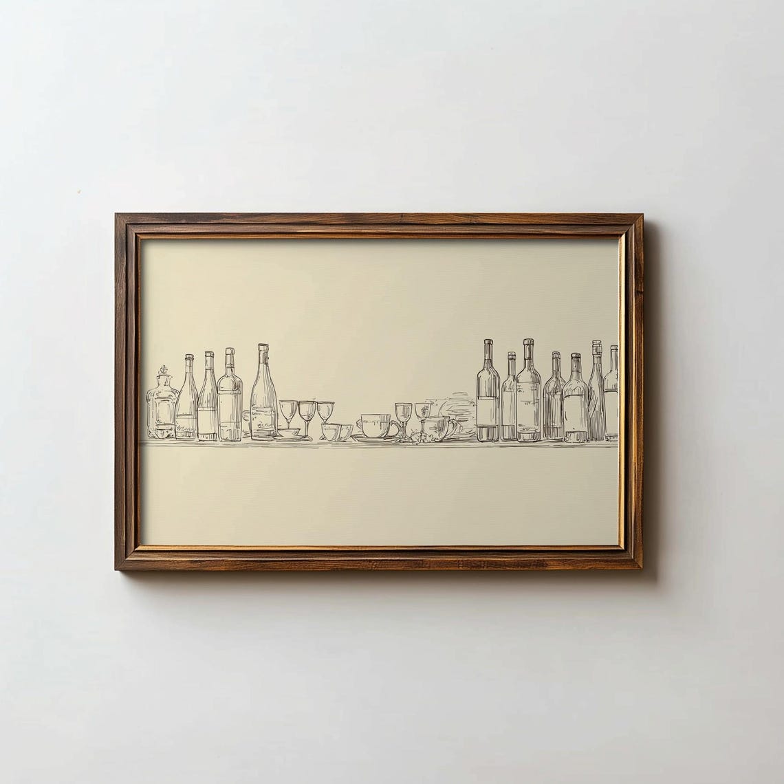 Wine Still Life Art Print Kitchen Food Poster Digital Download
