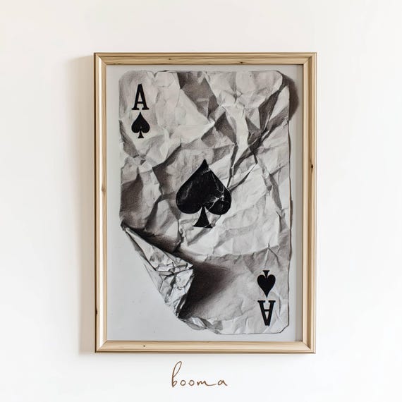 Ace Of Spades, Retro Game Room Decor