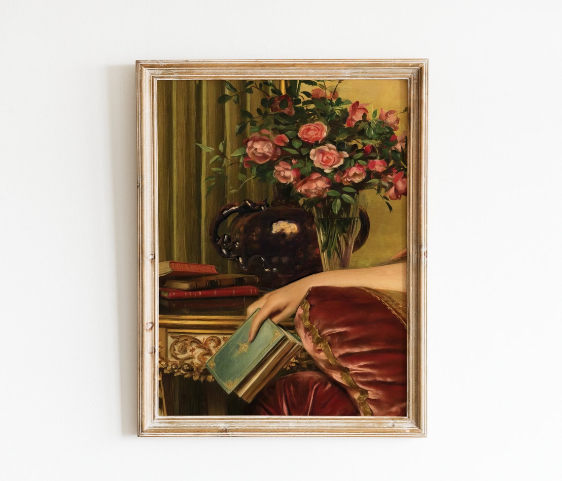 Vintage Portrait Alter Portrait Alter Painting Print Antique Baroque Vintage Portrait Alter Painting Print Antique Baroque Print - Image 2