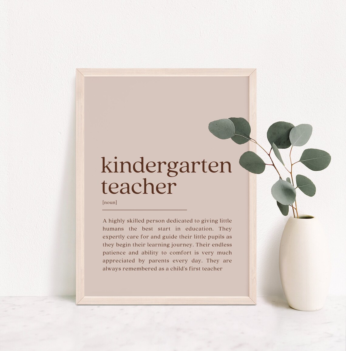 Kindergarten Teacher Definition, Teacher Thank You