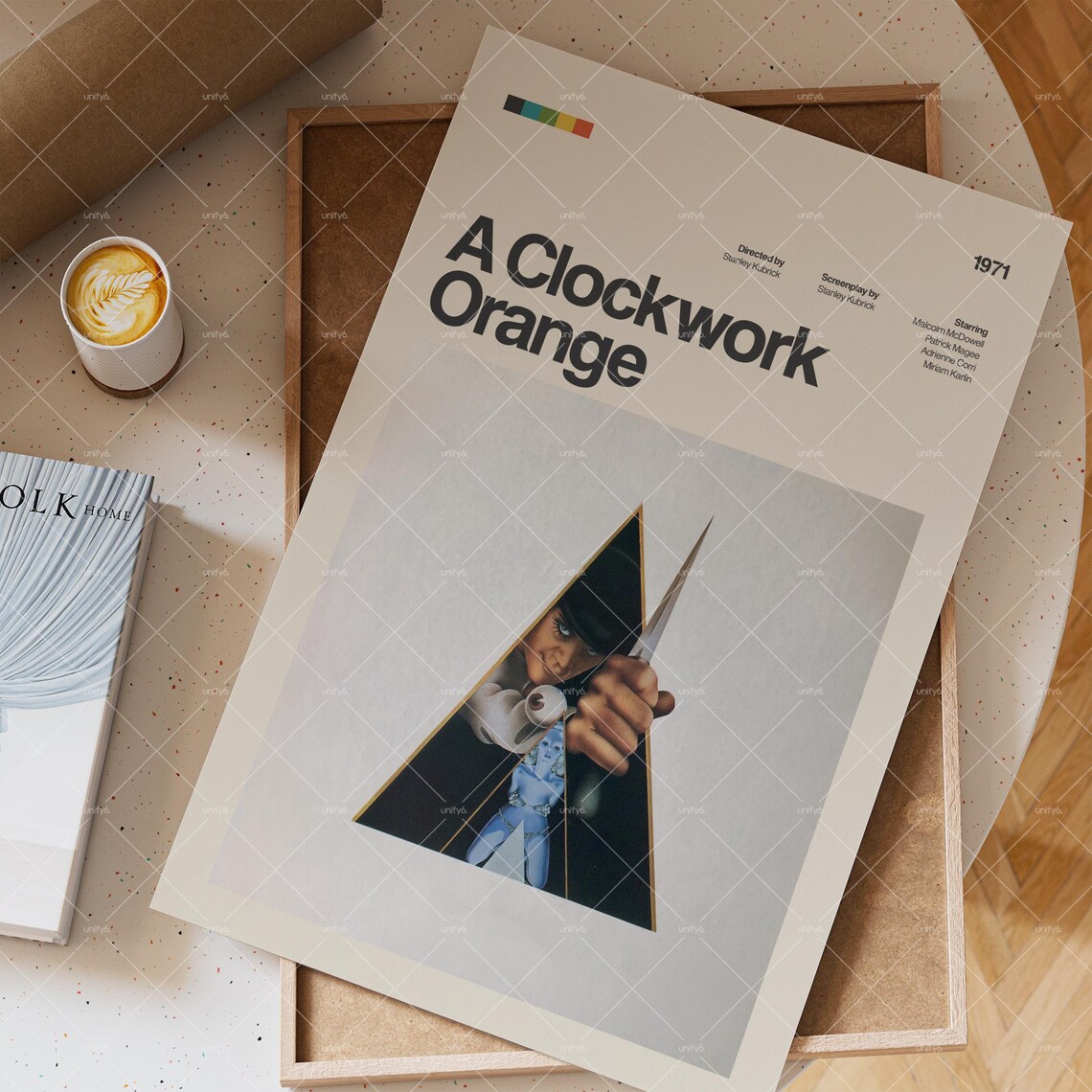 A Clockwork Orange 1971 Kubrick Dystopian Classic Movie Poster - Image 3