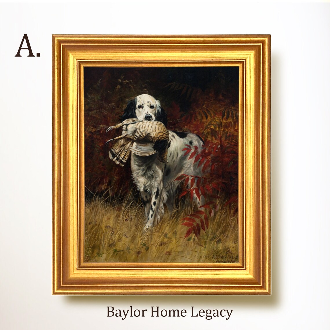 English Setter Oil Painting Art Print, Hunting Dog - Image 5