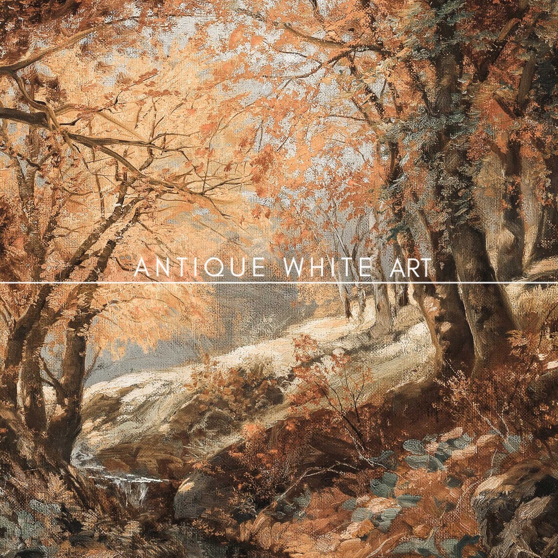 Fall Frame TV Art, Vintage Rustic Country Print - Image 3