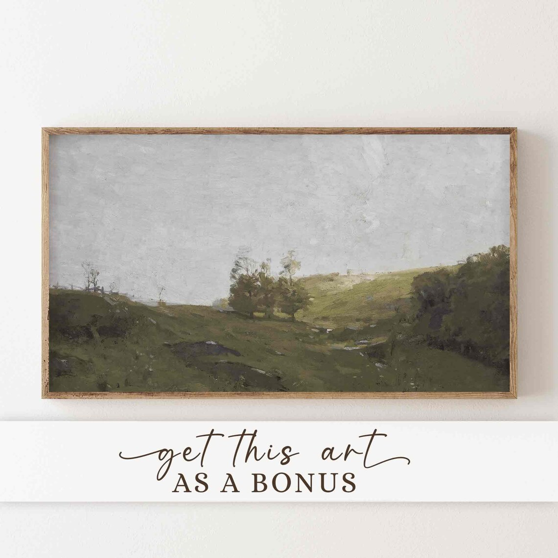 Vintage Cottage Rose Garden Art Print, Farmhouse Decor - Image 2