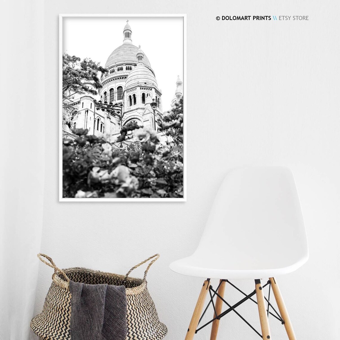 Paris Architecture Photography Print, Black And White - Image 3
