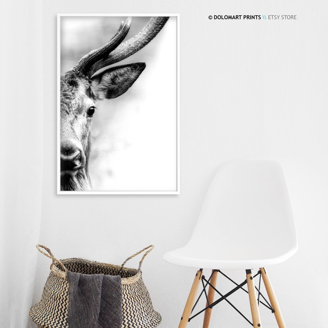 Deer Wilderness Photography Animal Art Print - Image 3