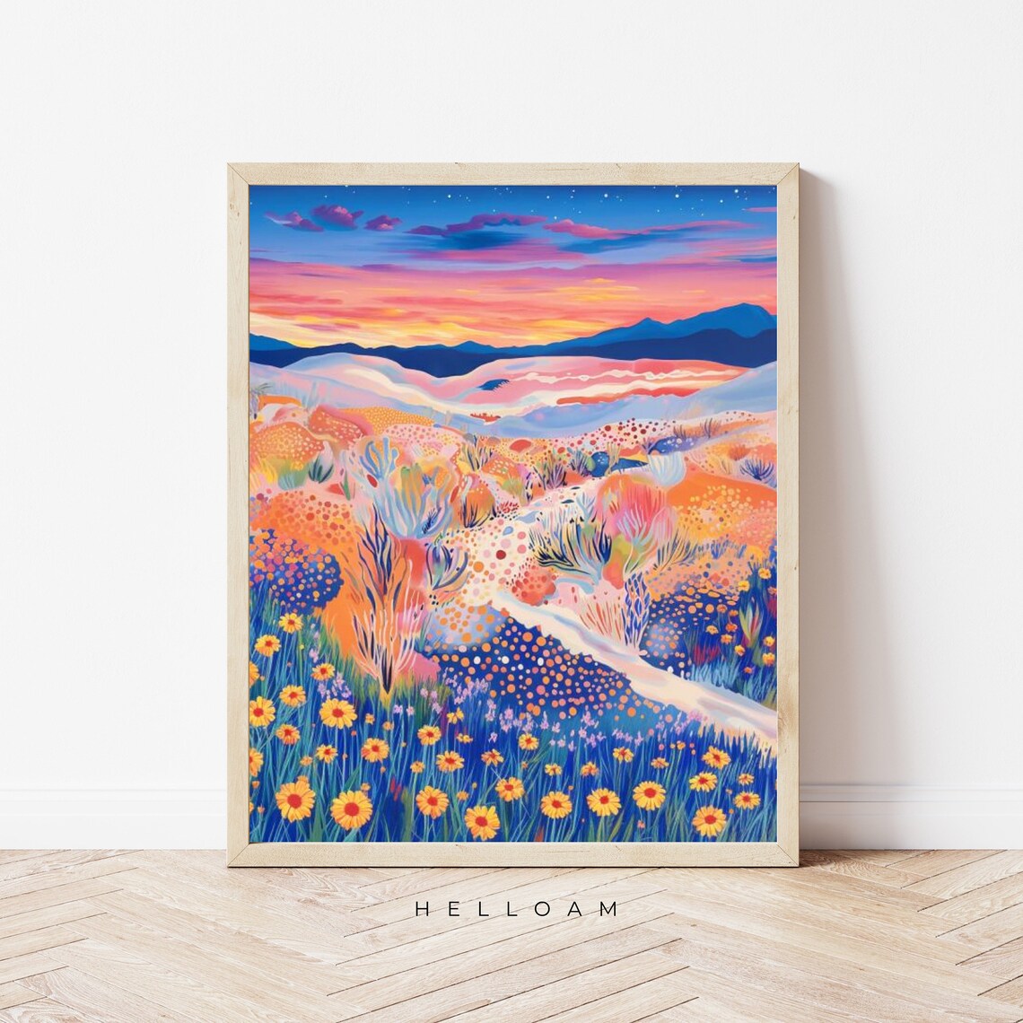 Western Art Print, Vintage Retro Texas Wall Art - Image 3