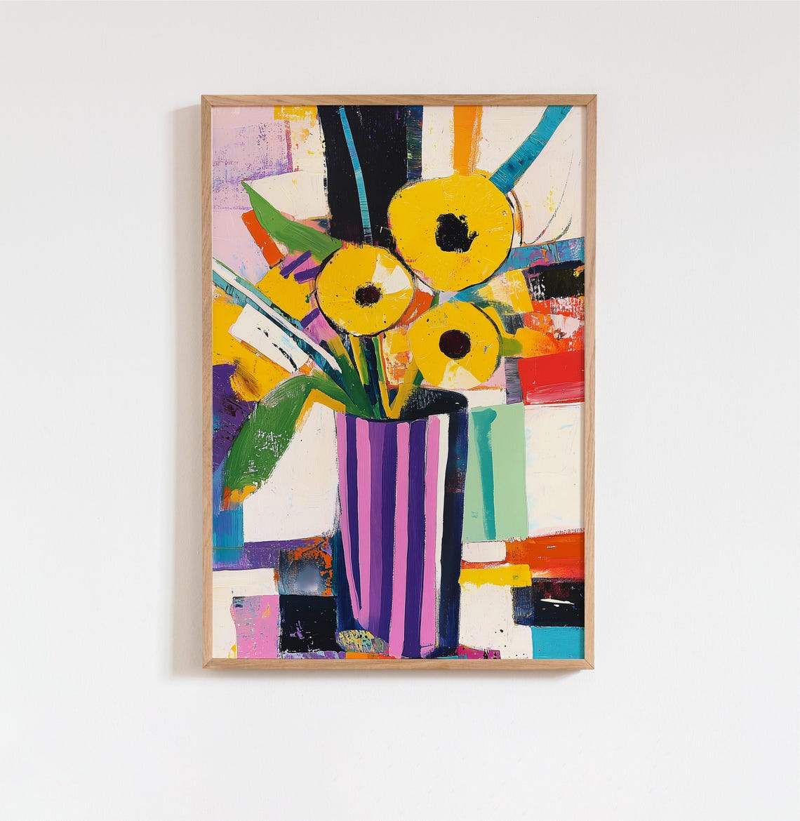 Matisse-Style Fauvist Floral Art Print