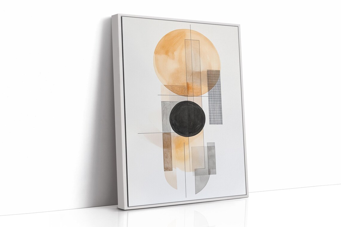 Modern Geometric Abstract Minimalist Art Print - Image 4