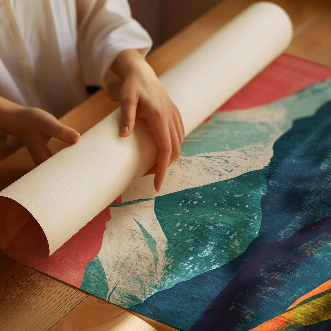 Mountain Landscape, Modern Nature Poster Art - Image 5