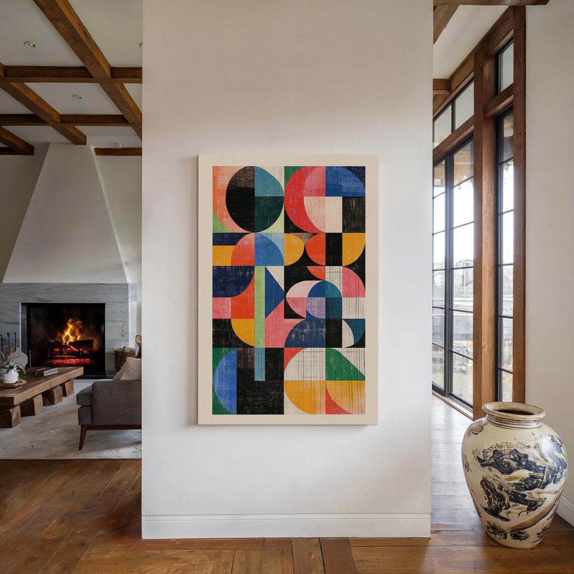 Geometric Abstract, Modern Bold Patterns - Image 3