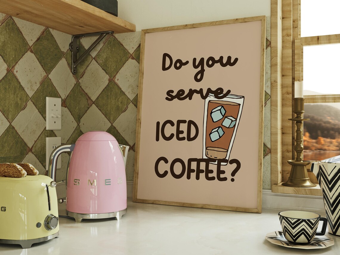 Do You Serve Iced Coffee? Minimalist Café Decor