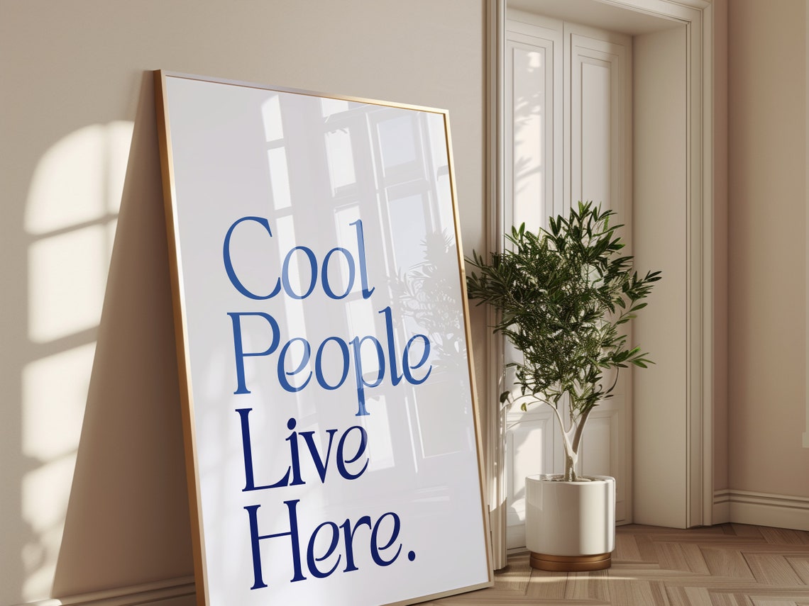 Cool People Live Here, Boho Minimalist - Image 2