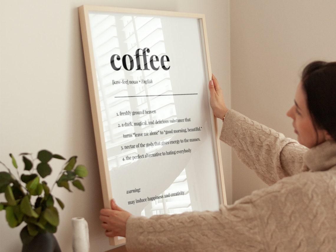 Coffee Bar Wall Art Boho Minimalist Prints Modern Art Bohominimalistdecor Trendy Coffee Art File - Image 4