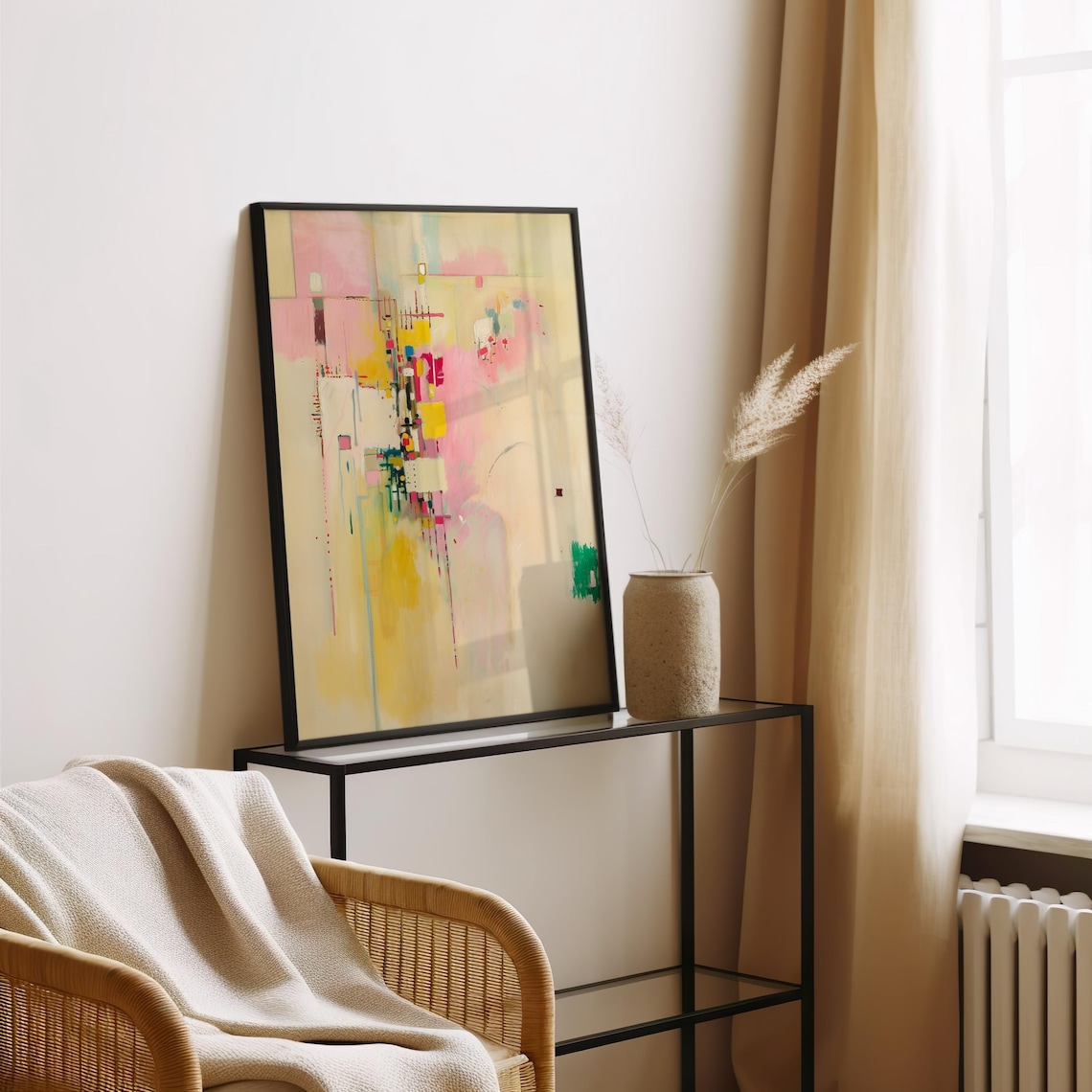 Modern Abstract Minimalist Contemporary Art Print - Image 2