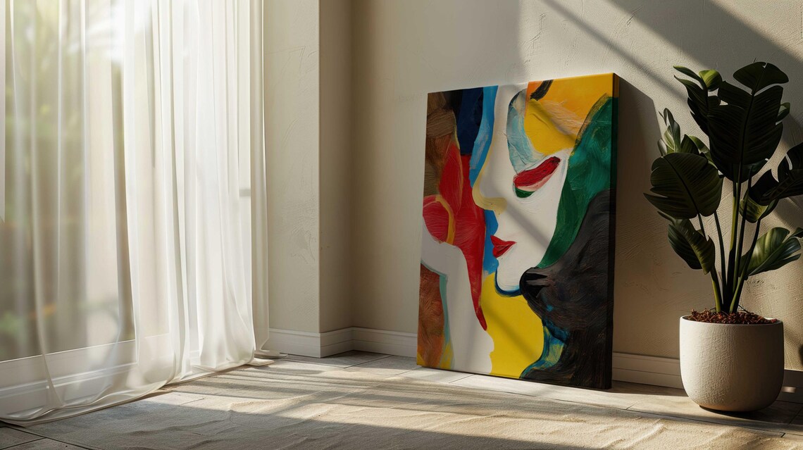 Abstract Expressionist Modern Art, Housewarming Gift - Image 2
