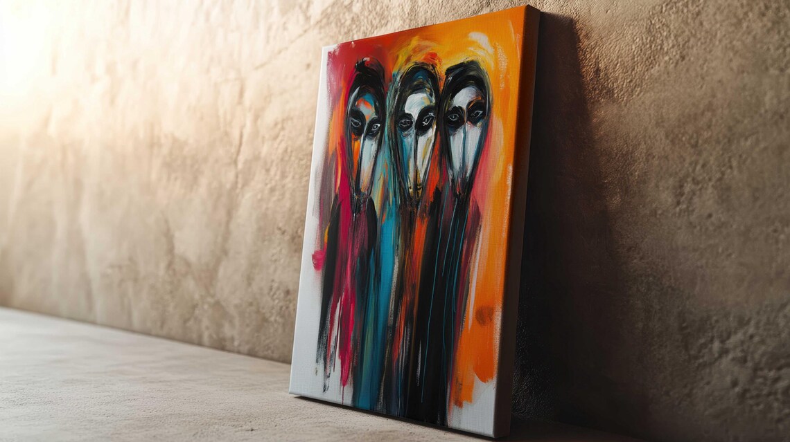 Abstract Expressionist Modern Art, Housewarming