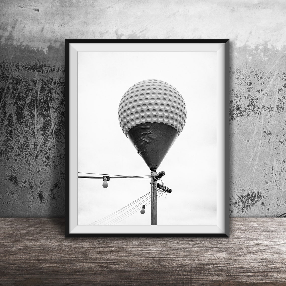 Golf Ball Original Wall Art Photo Modern Photography Unframed Decor Ready To Frame Office Art - Image 2