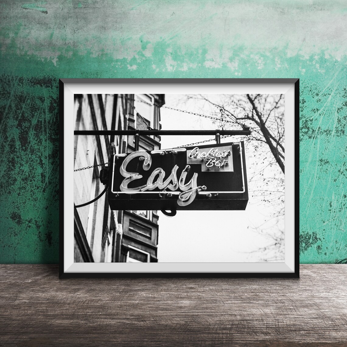 Wicker Park Chicago Bar Travel Poster, Chicago Sign - Image 2