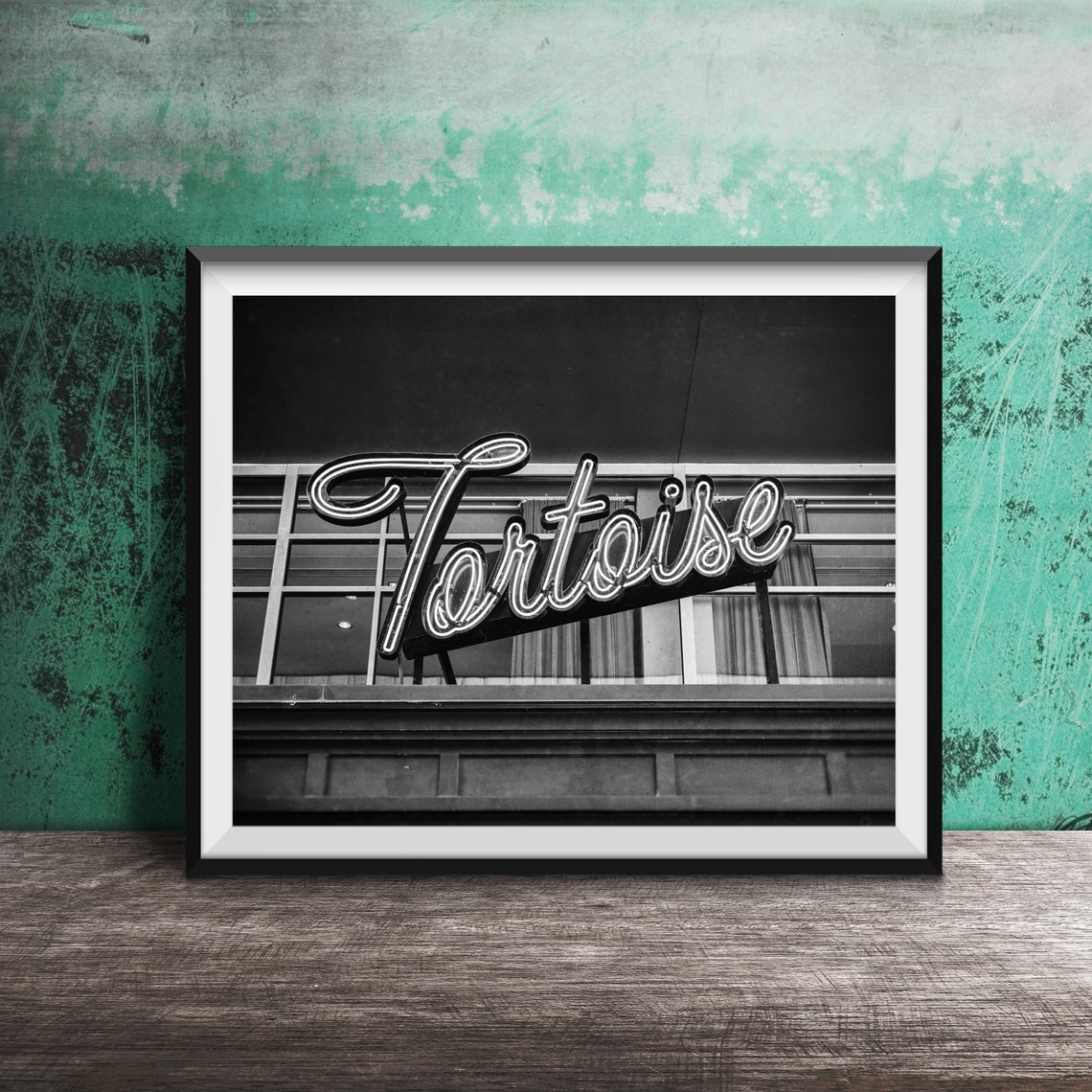 Tortoise Supper Club Neon Script Sign Chicago Restaurant Poster - Image 2